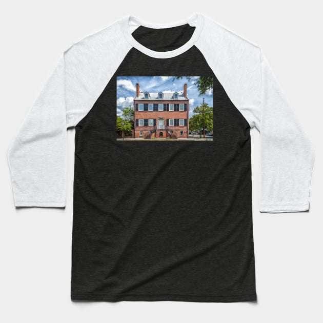 Isaiah Davenport House Baseball T-Shirt by Gestalt Imagery